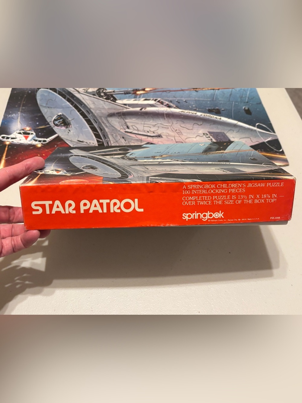 Vintage 1970 Springbok Alpha Corona Space Shuttle 100 Piece Puzzle